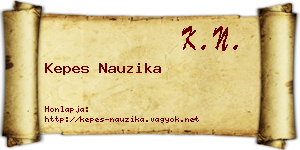 Kepes Nauzika névjegykártya